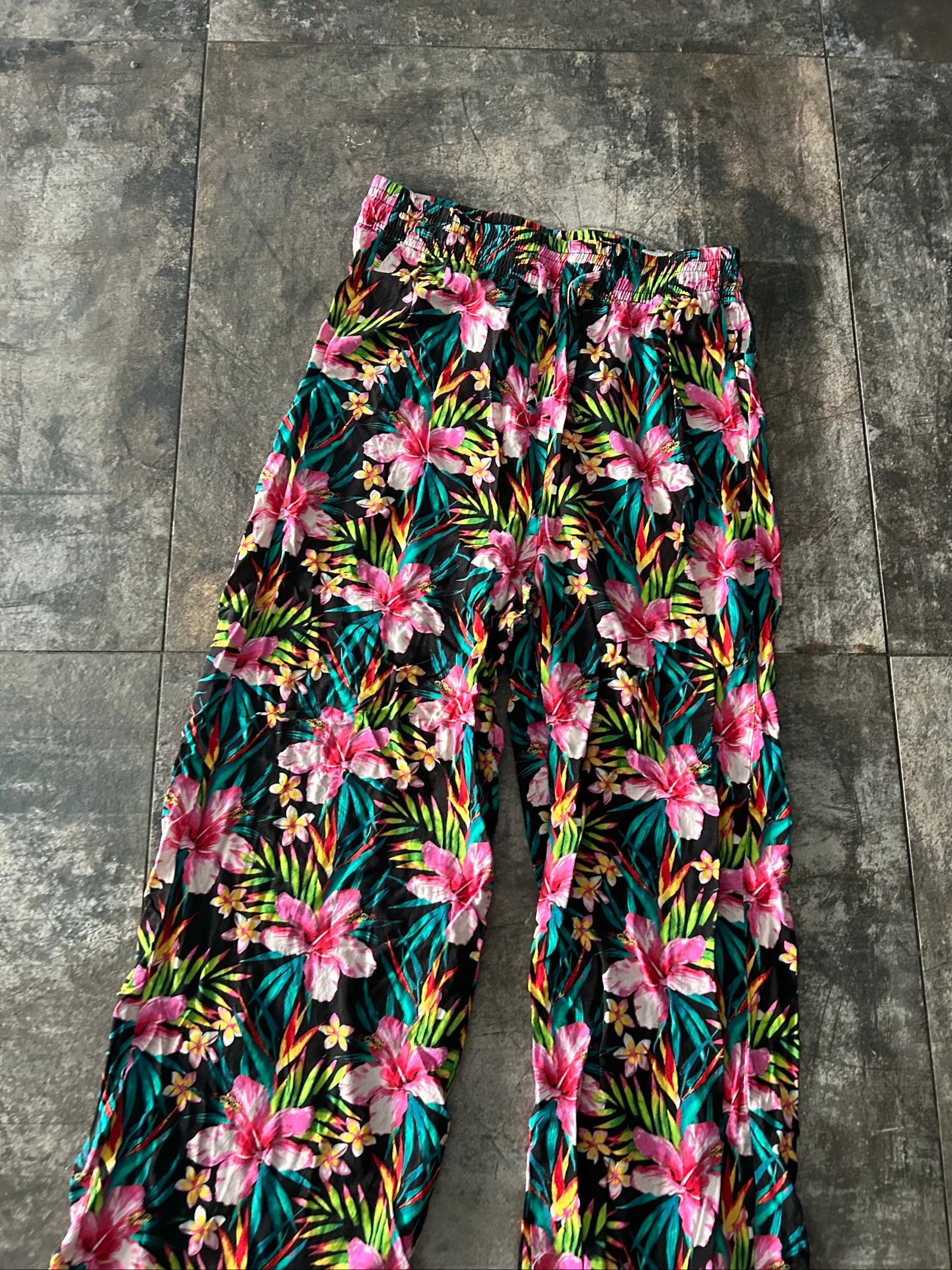Floral fluid pants – photo 2
